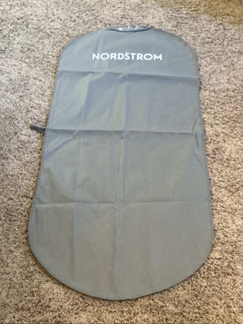 ✨Nordstrom Gray Foldable Garment Bag with Logo